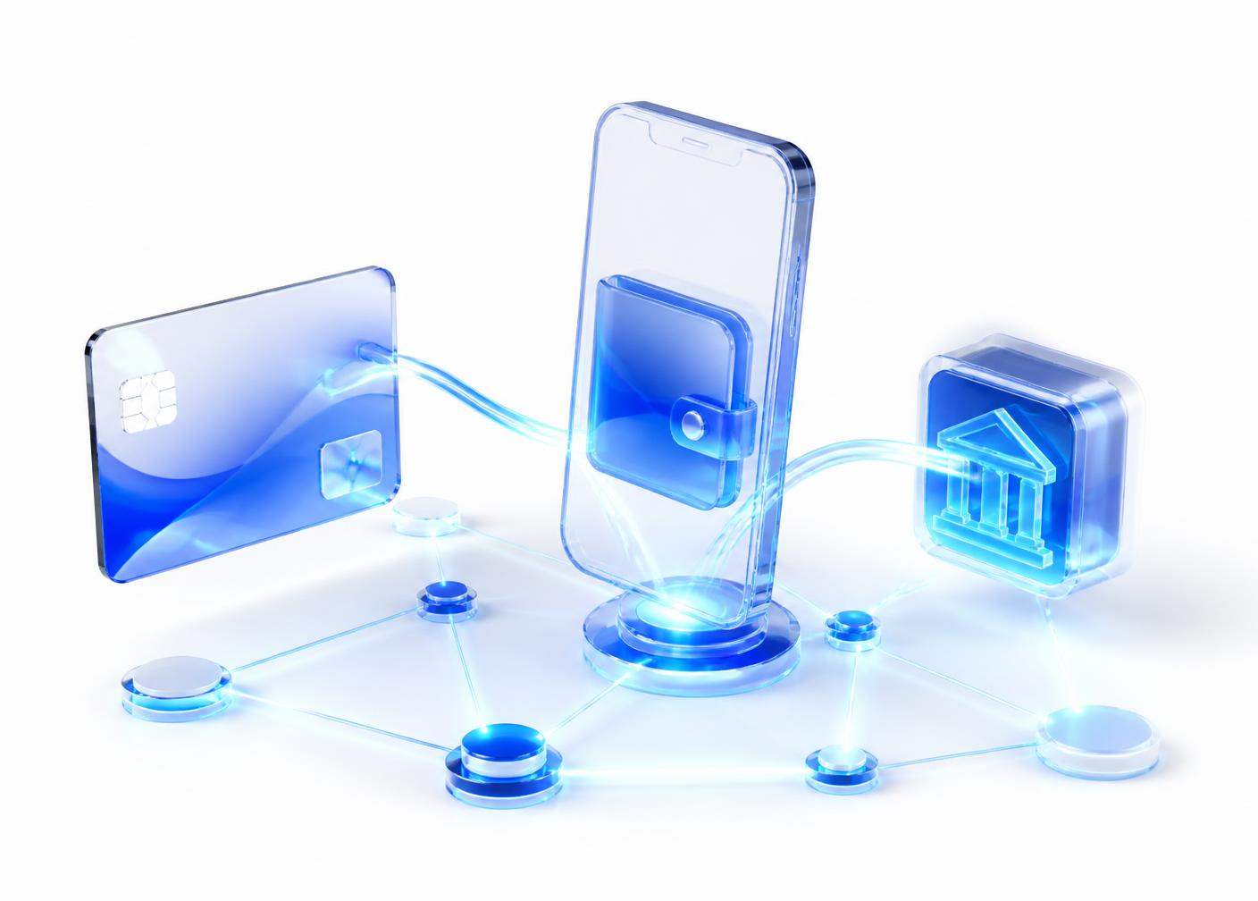Payment flow between card, mobile money and bank rails